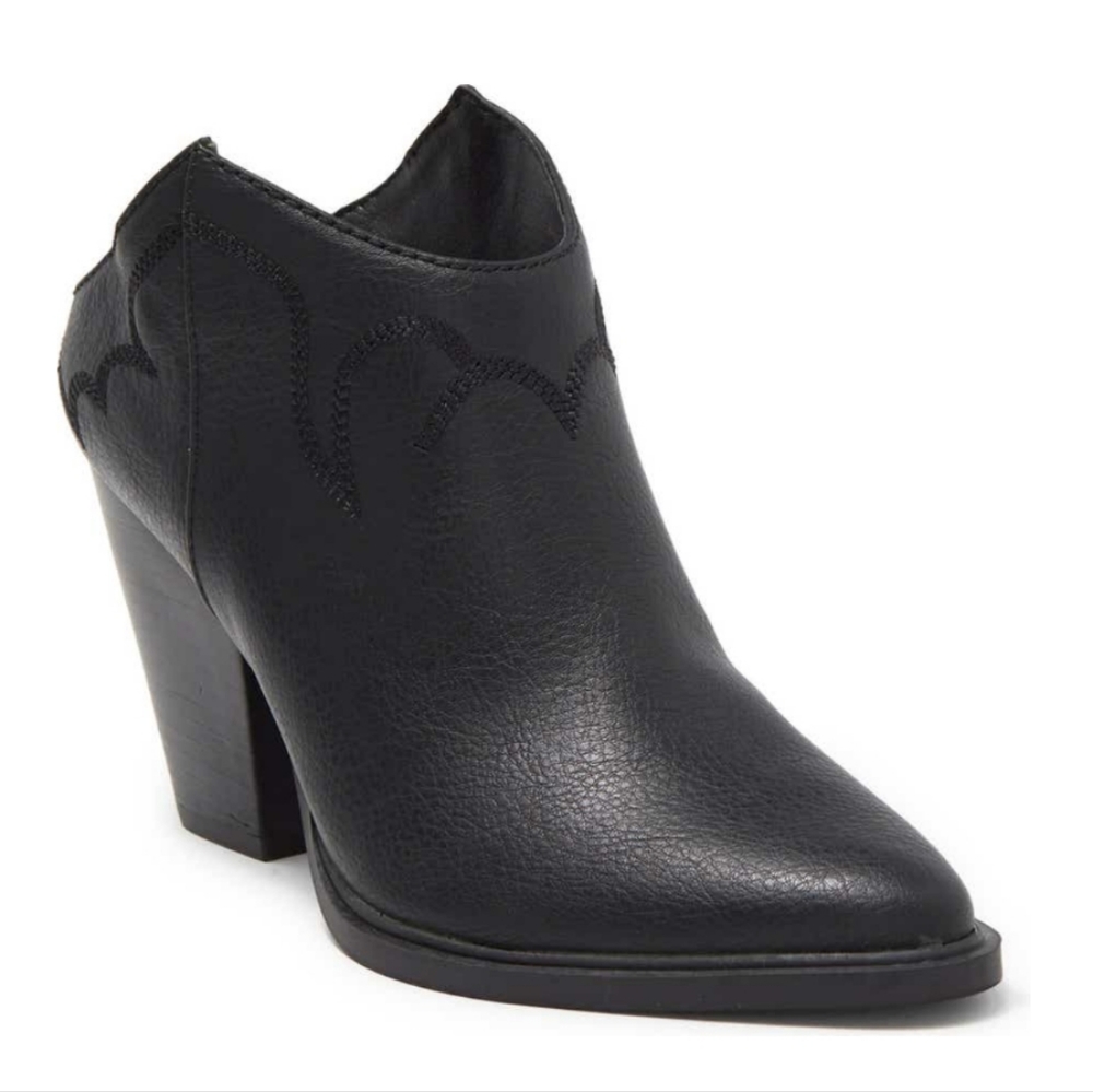 DOLCE VITA Western Cowboy Heeled Mini Bootie DV FOOTWEAR #437